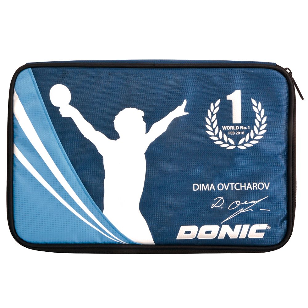 TABLE TENNIS BAT COVER – OVTCHAROV PLUS – DONIC SCHILDKROT, Colour: BLUE