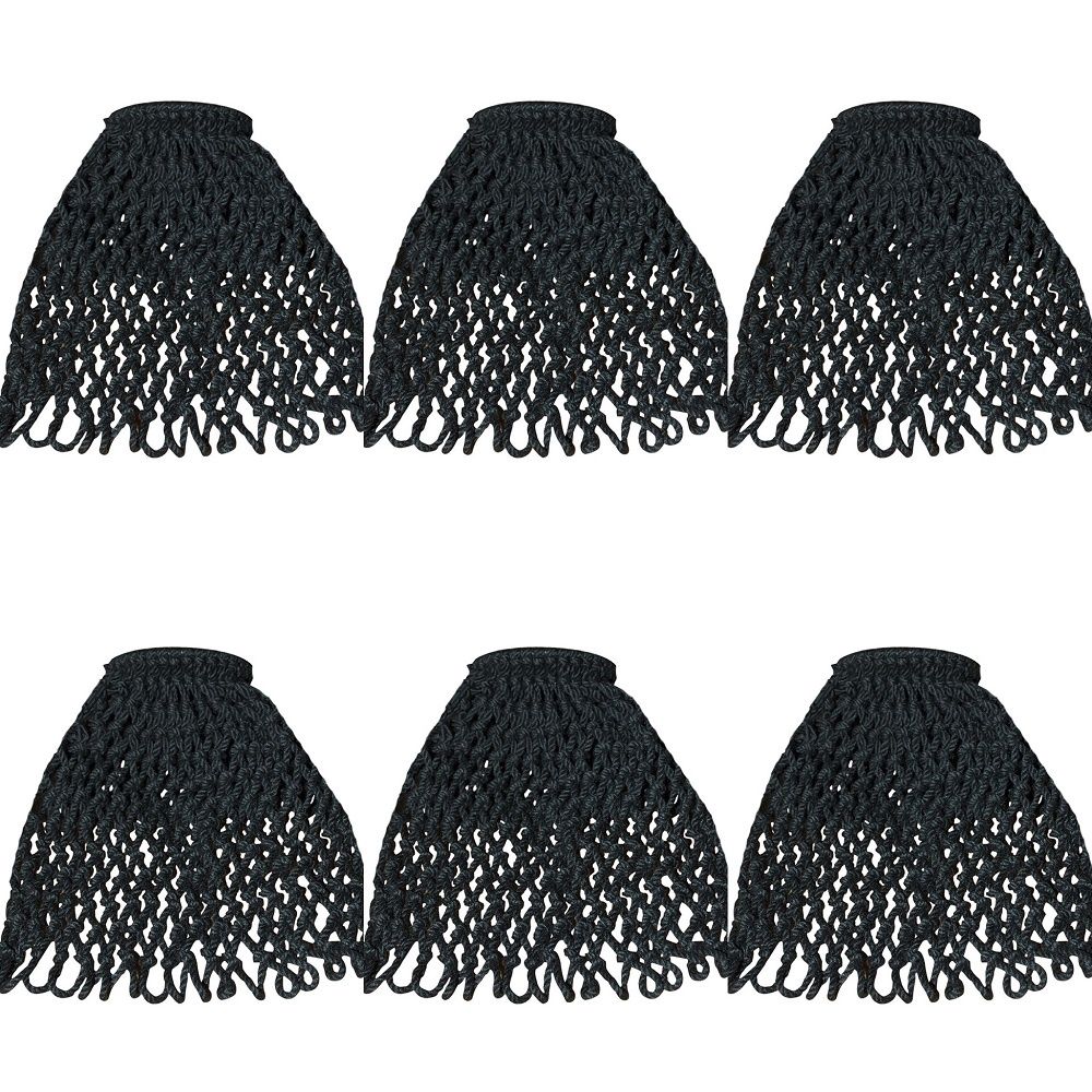 POOL TABLE NET POCKET SET - EMPIRE NETS, Colour: BLACK