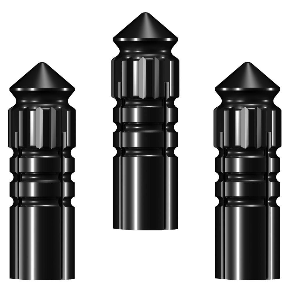 FLIGHT PROTECTORS - ALUMINIUM - MISSION, Colour: BLACK