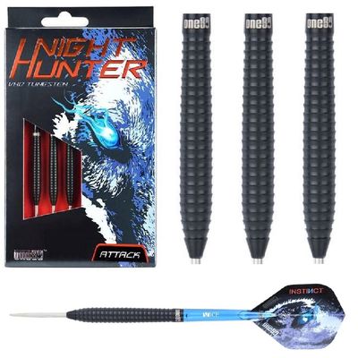 ONE80 NIGHT HUNTER ATTACK 90% TUNGSTEN DARTS - 22, 24GM