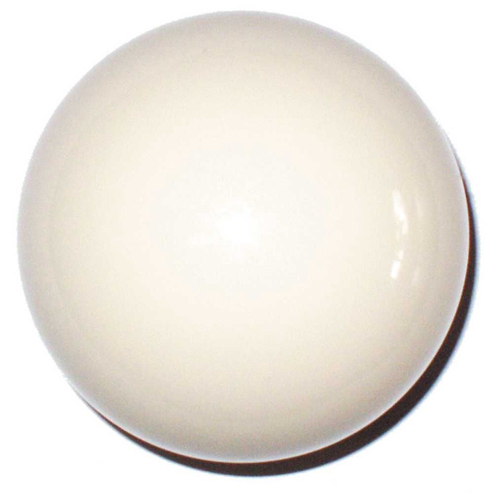 SPARE BALL - WHITE CUE BALL - VARIOUS SIZES, Size: 2 1/16"