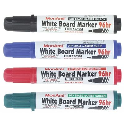 WHITEBOARD MARKER  - MONAMI - VARIOUS COLOURS