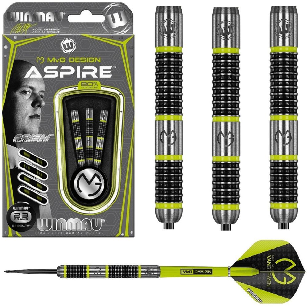 WINMA TUNGSTEN DART 80% - MVG ASPIRE - 21, 22, 23, 24, 25 &amp; 26GM, WEIGHT: 21GM