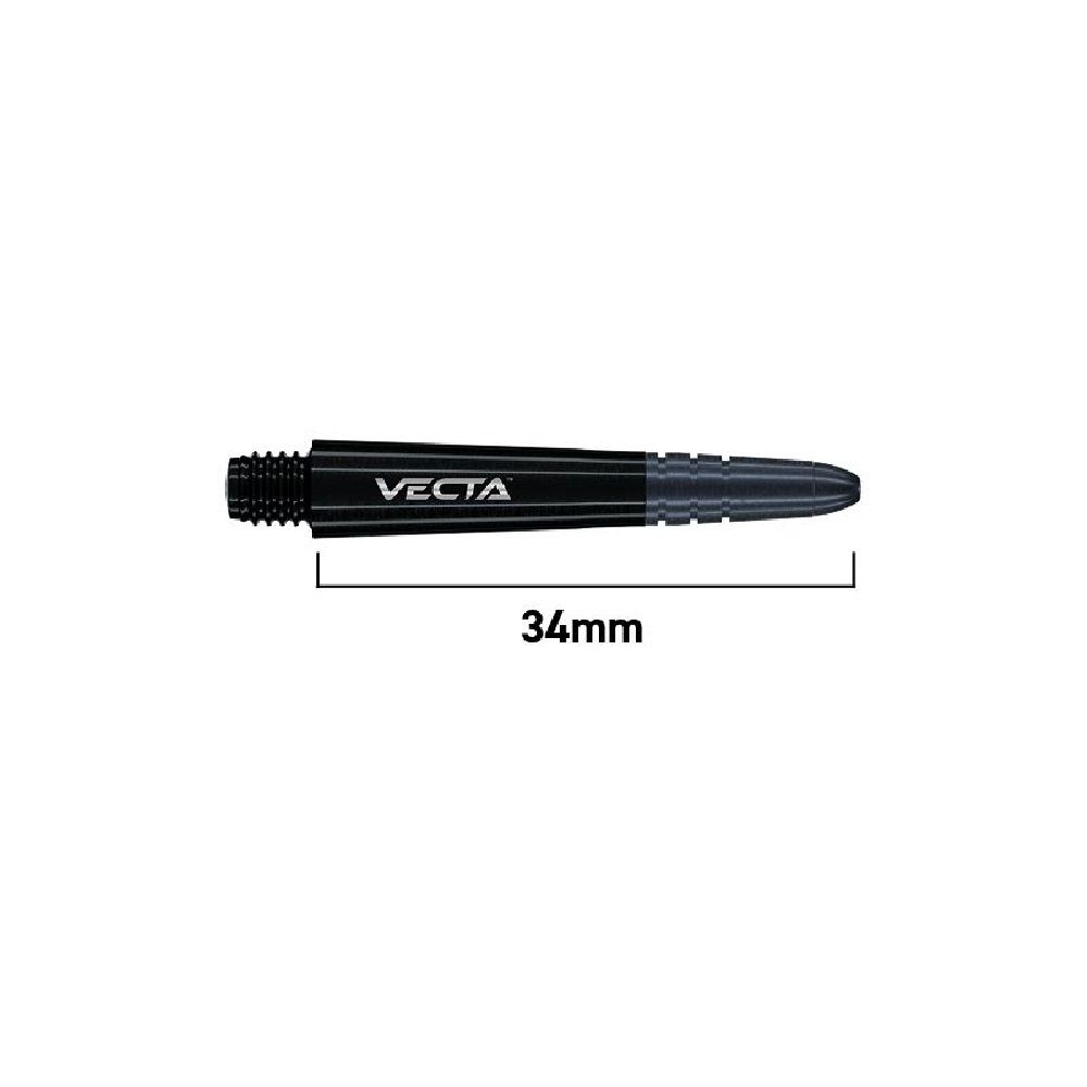 WINMAU - VECTA SHAFTS, Colour: BLACK, LENGTH: SHORT