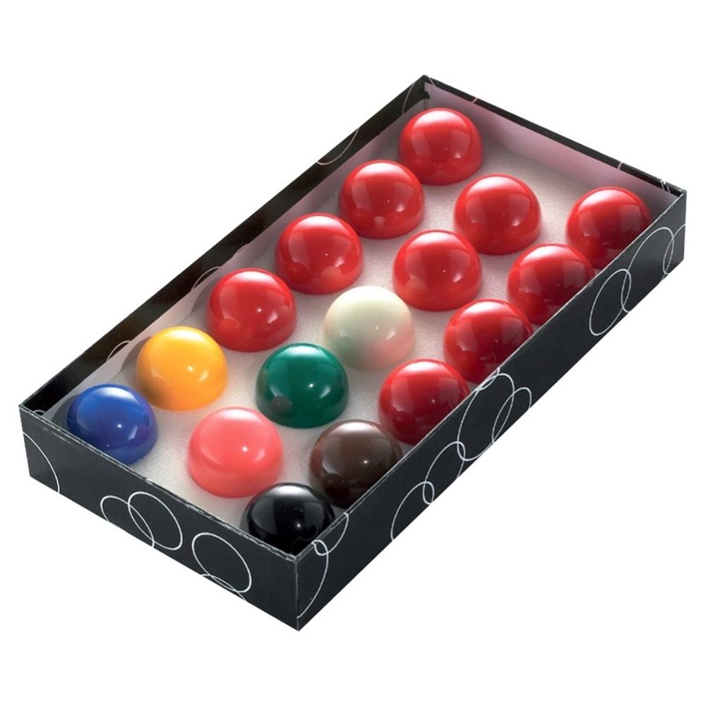 SNOOKER 17 BALL SET - 1 7/8 &amp; 2", Size: 1 7/8"