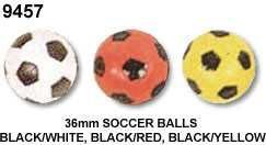 SOCCER BALL SET 36MM, Colour: RED