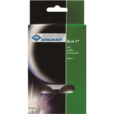 TABLE TENNIS BALLS - DONIC SCHILDKROT - ELITE 6 PACK