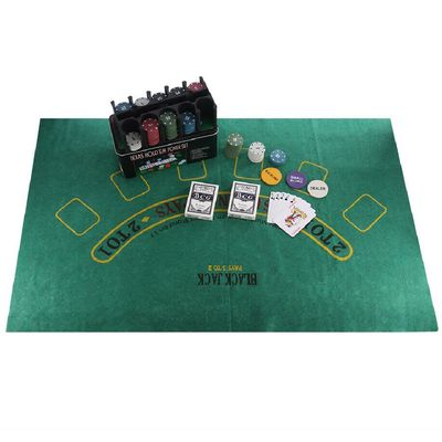 TEXAS HOLD'EM POKER SET - TINNED - 200 PIECES