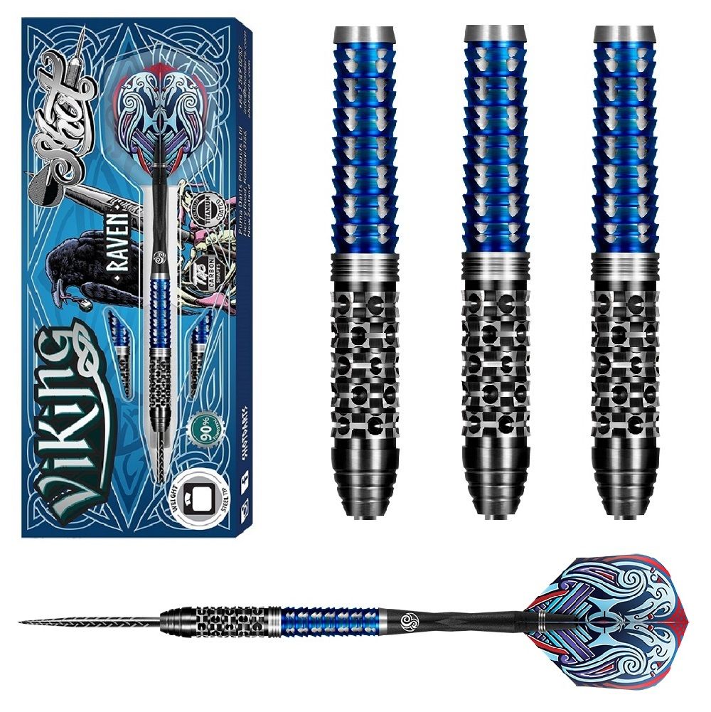 SHOT VIKING RAVEN 90% TUNGSTEN DARTS – 22, 23, 24GM