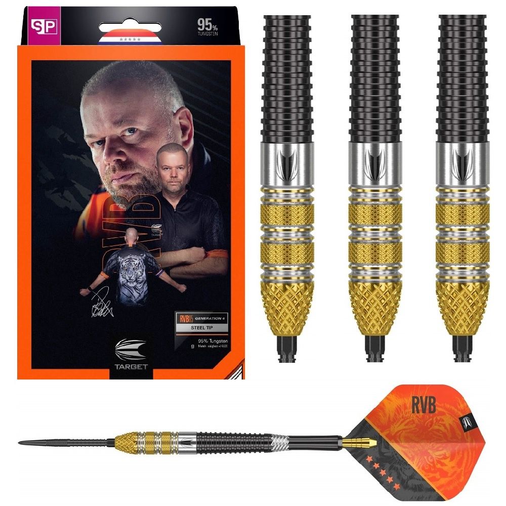 TARGET TUNGSTEN DART 95% -  RVB GEN 4 SWISS – 21, 23 &amp;AMP; 25GM, WEIGHT: 21GM