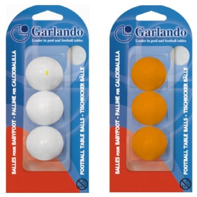 FOOSBALLS/SOCCER BALLS - GARLANDO 3 PK