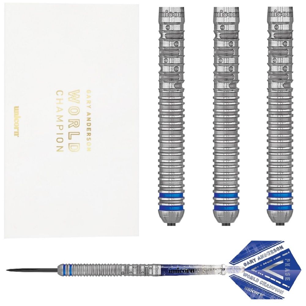 UNICORN GARY ANDERSON PHASE 5 CODE 90% TUNGSTEN DARTS – 21, 23, 25GM