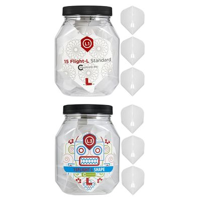 L-STYLE L-FLIGHTS CHAMPAGNE SOFT - JAR OF 15