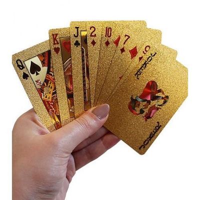 PLAYING CARDS - DAL ROSSI  24K GOLD
