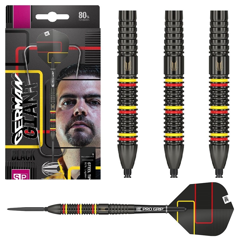 TARGET TUNGSTEN DART 80% -  GABRIEL CLEMENS BLACK – 22 &amp; 24GM