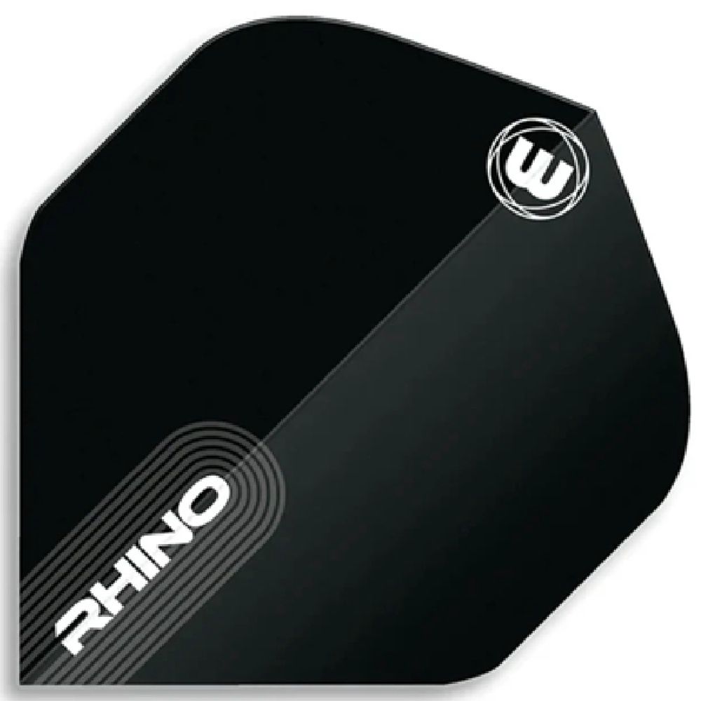 WINMAU FLIGHTS - RHINO - STANDARD, Colour: BLACK