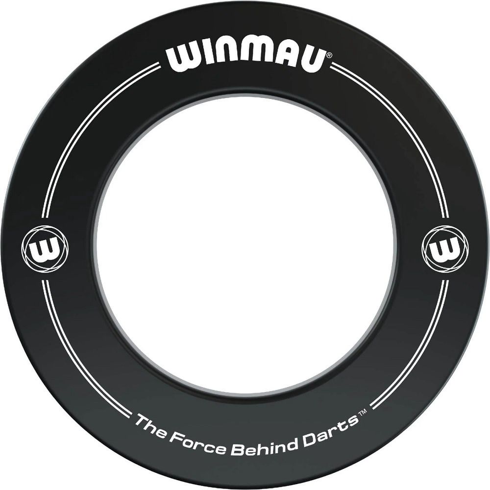 DARTBOARD SURROUND - WINMAU PRINTED LOGO, Colour: BLACK