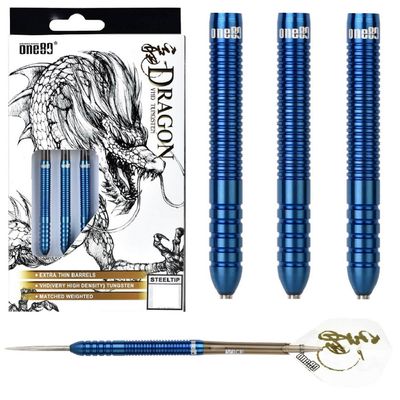 ONE80 DRAGON ICE 90% TUNGSTEN DARTS – 20, 22, 24, 26GM