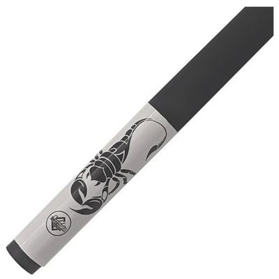 2 PIECE CUE - SCORPION WHITE - 57" 10MM GLUE-ON TIP