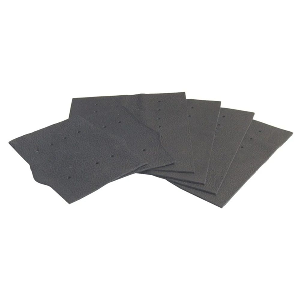 POOL TABLE LEATHER POCKETS - SOFT, Colour: BLACK
