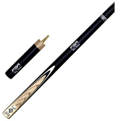 2 PIECE ASH CUE - FSA PRO SERIES HIGH PERFORMANCE W/6" EXT - 57" 9.5 TIP