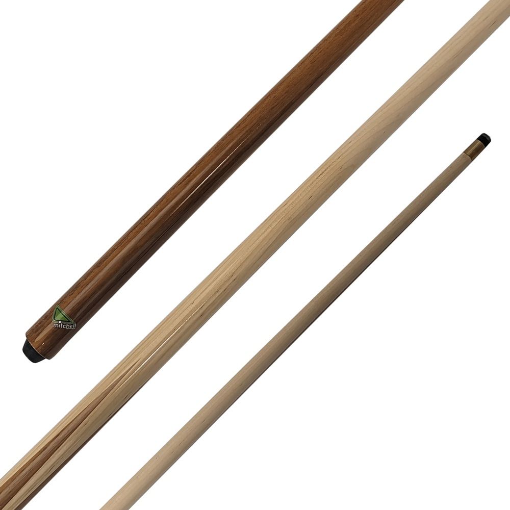 1 PIECE TIMBER CUE - MITCHELL CLUB - VARIOUS LENGTHS