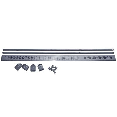 SCOREBOARD POINTER RAIL CHROME