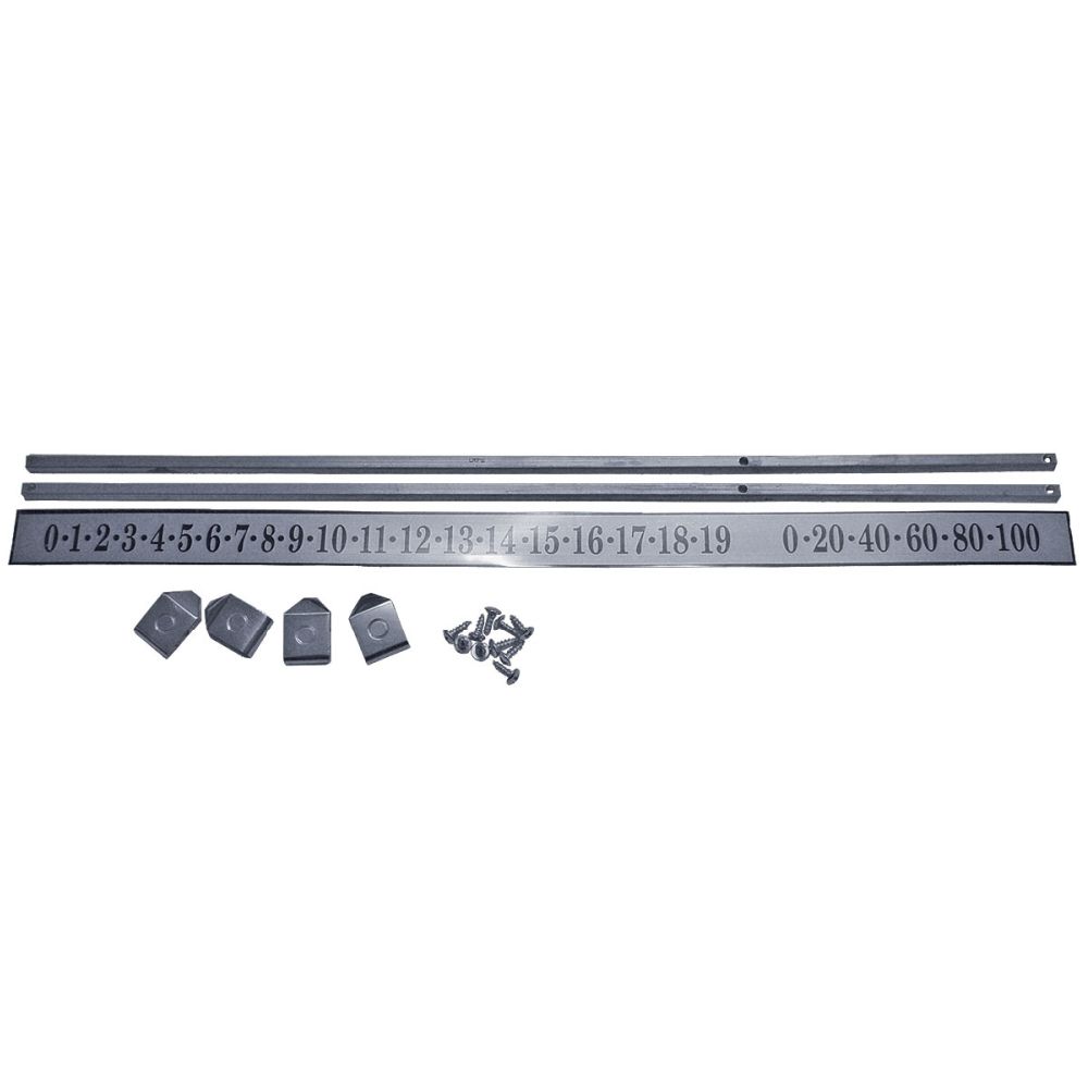 SCOREBOARD POINTER RAIL CHROME, Colour: Chrome
