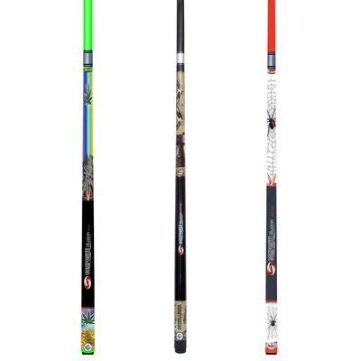 2 PIECE COMPOSITE CUE - FORMULA ILLUSION - 57" 10MM TIP