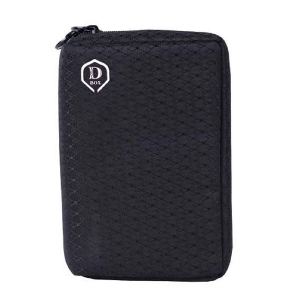 DART CASE - ONE80 - DART BOX DOUBLE, Colour: BLACK