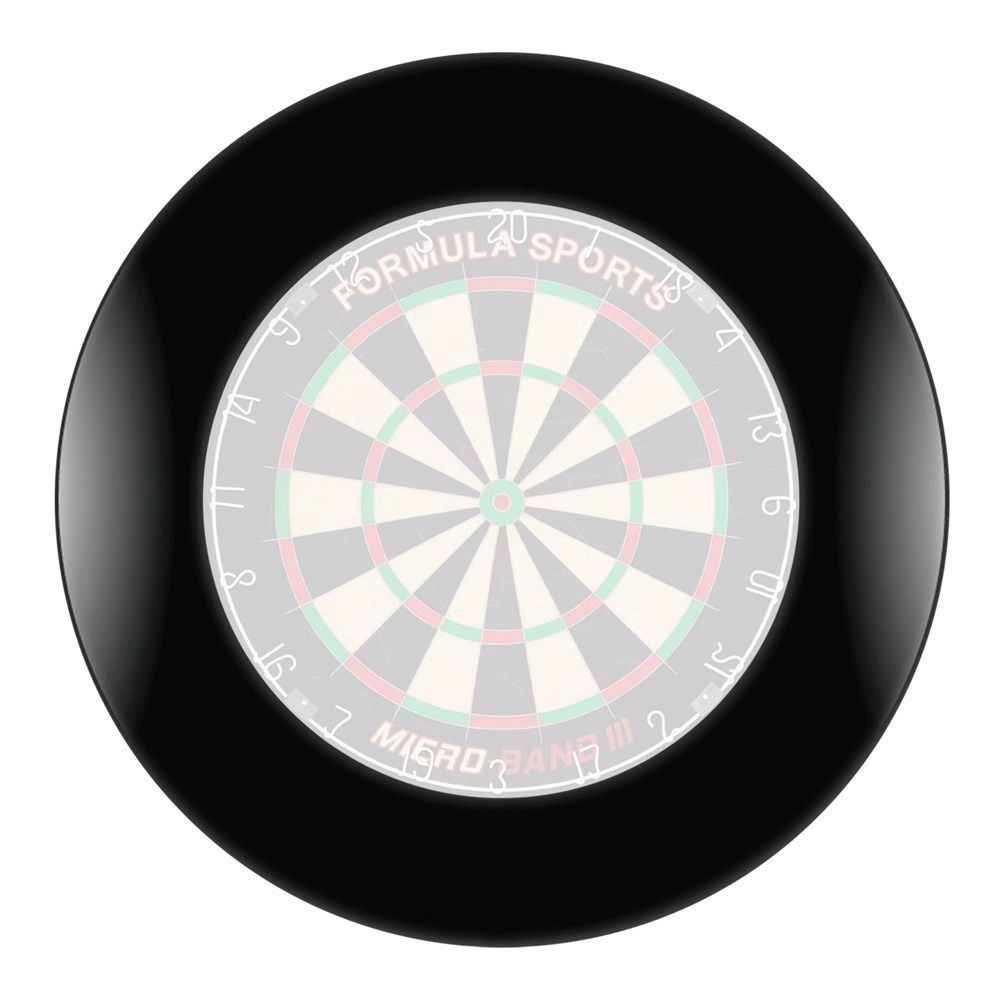DARTBOARD SURROUND - FORMULA - 1 PIECE, Colour: BLACK