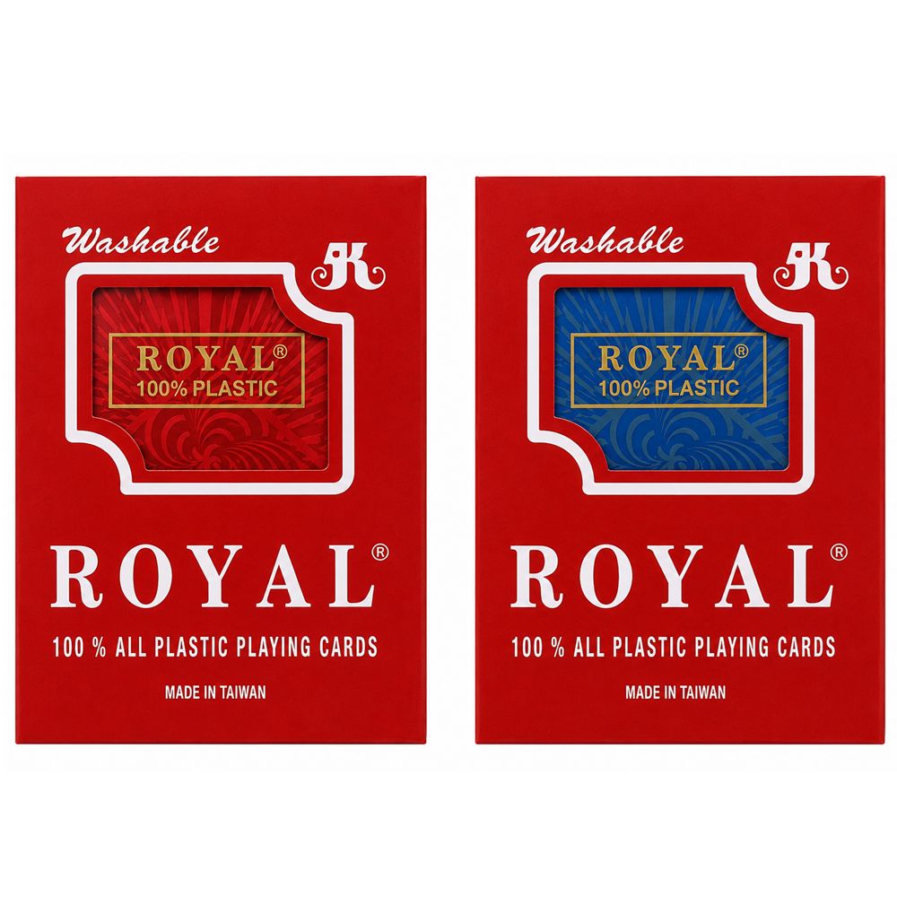 PLAYING CARDS - ROYAL PLASTIC