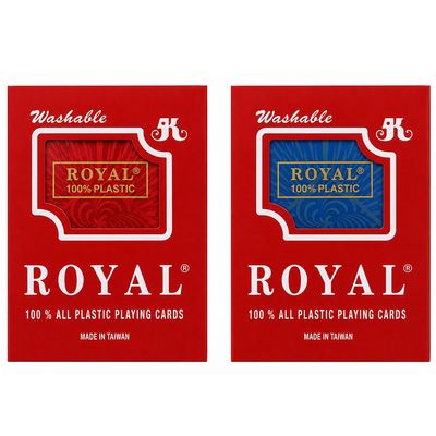 PLAYING CARDS - ROYAL PLASTIC
