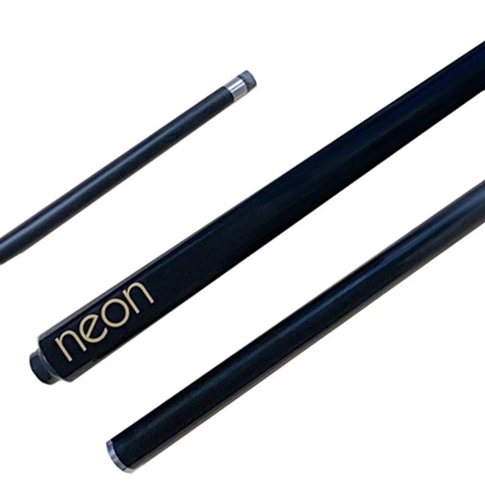 GRAFEX 2 PIECE NEON JUNIOR CUE - 52" 9MM TIP, Colour: BLACK