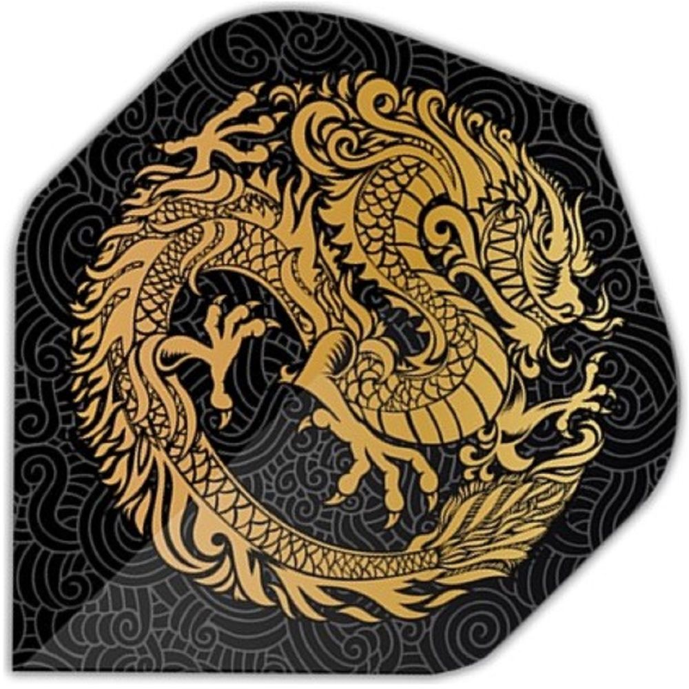 METALIC FLIGHTS - GOLD DRAGON 100 - STANDARD, Colour: BLACK