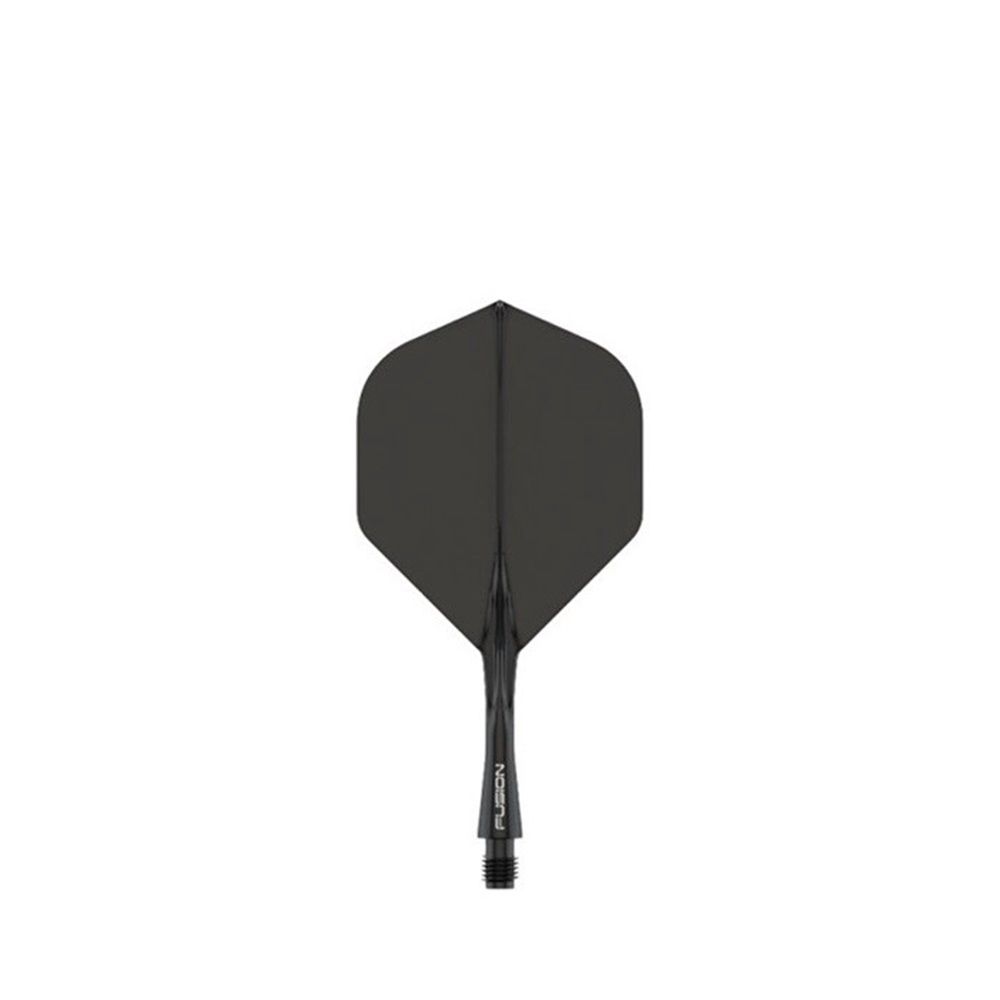 WINMAU FUSION FLIGHT &amp; SHAFT - STD SHAPE #2, Colour: BLACK, LENGTH: SHORT