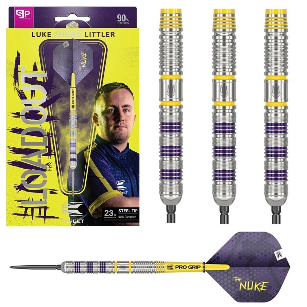 TARGET TUNGSTEN DART 90% -  LUKE LITTLER LOADOUT - SWISS POINT - 22, 23 &amp; 24GM, WEIGHT: 22GM