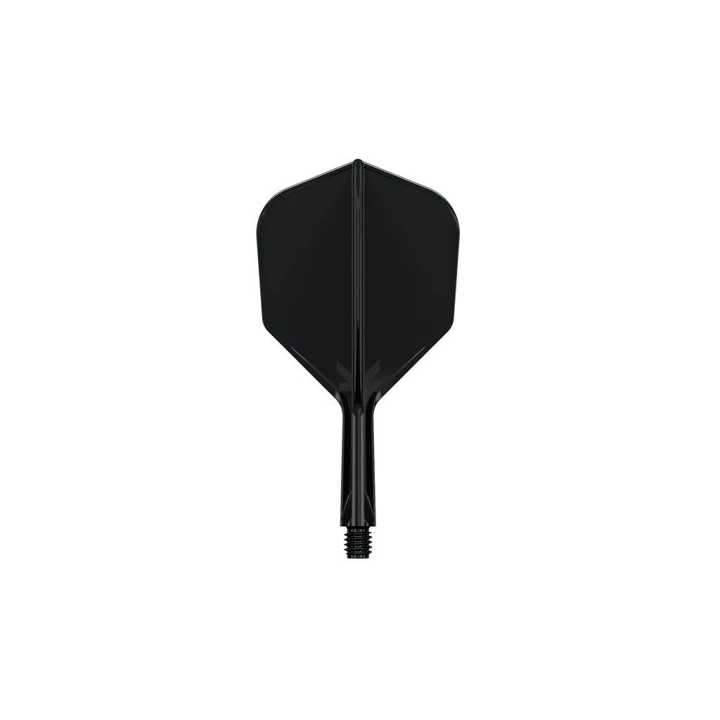TARGET K-FLEX MOULDED FLIGHT &amp; SHAFT – SMALL STD NO.6, Colour: BLACK, LENGTH: SHORT
