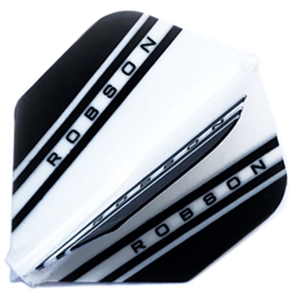 ROBSON PLUS MOLDED FLIGHTS – V STANDARD, Colour: WHITE