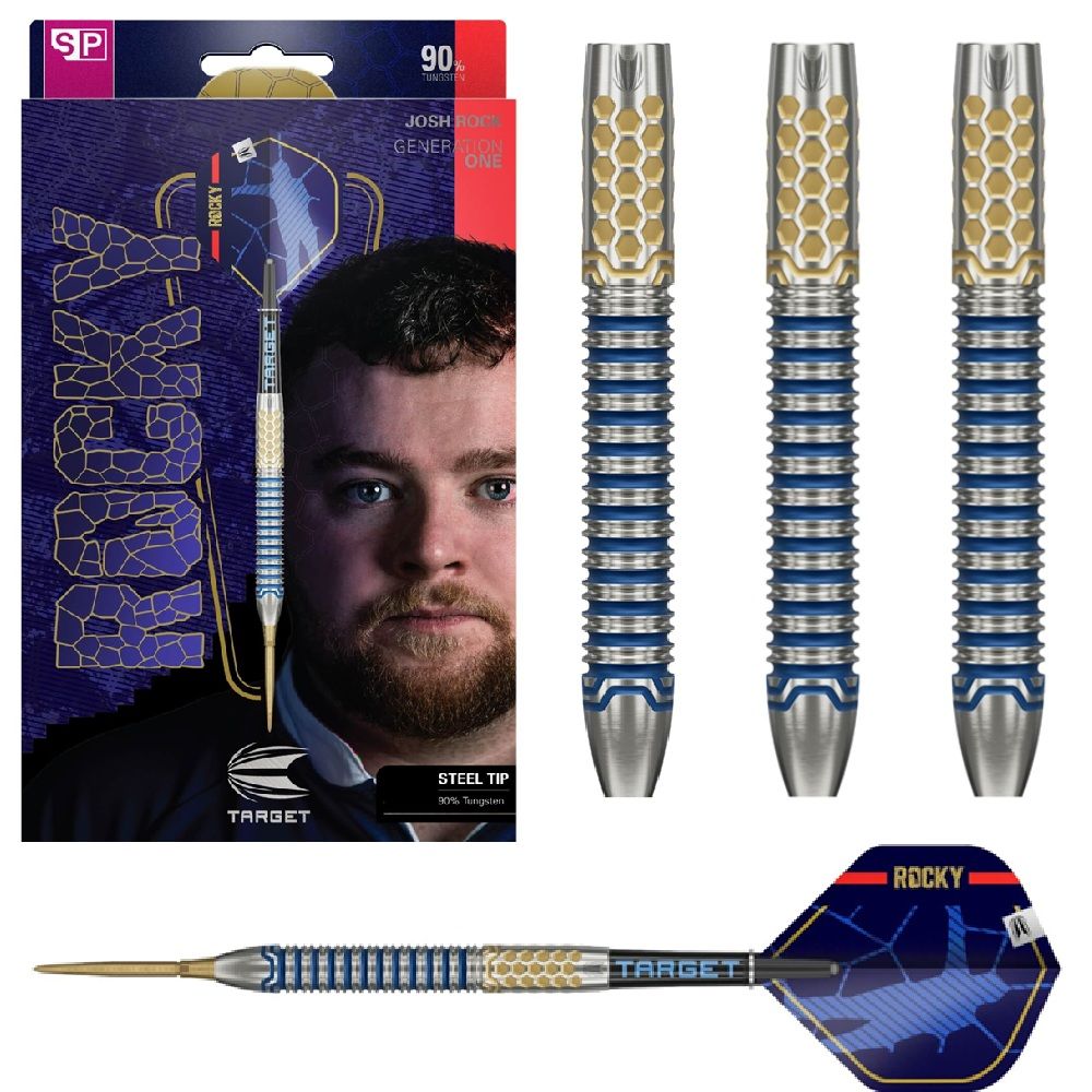 TARGET JOSH ROCK GEN 1 SP 90% TUNGSTEN DARTS  – 22, 23, 24, 25GM