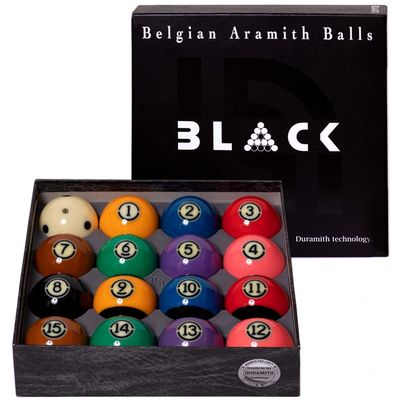 ARAMITH BLACK TV BALL SET - 2 1/4"