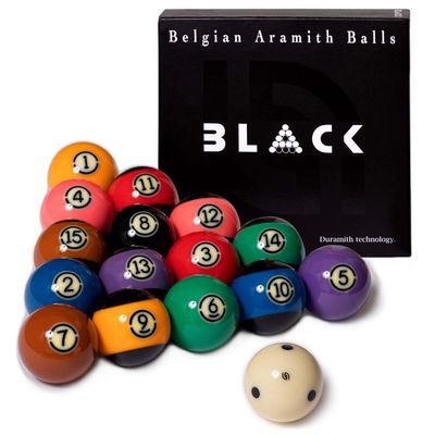 ARAMITH BLACK TV BALL SET - 2 1/4"