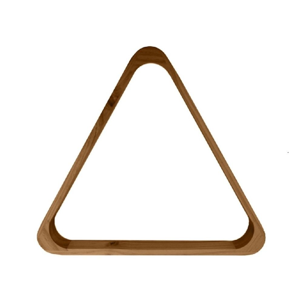 TRIANGLE - WOODEN BROWN - VARIOUS SIZES, GAMES: POOL, Size: 1 7/8"