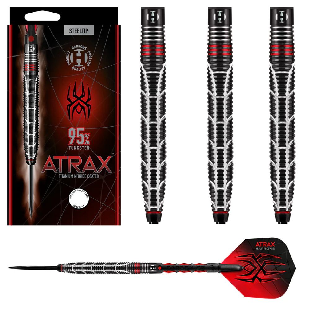 HARROWS ATRAX 95% TUNGSTEN DARTS - 21, 23, 25GM
