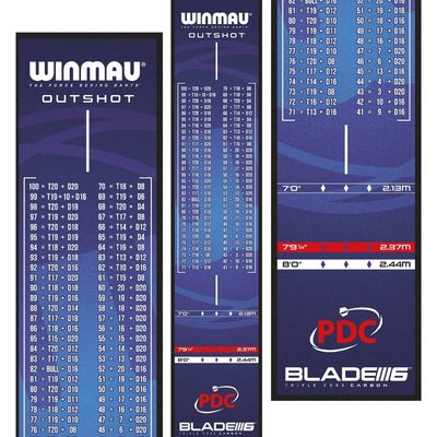 DART MAT - WINMAU - PRO ZONE OUTSHOT SOFT FEEL