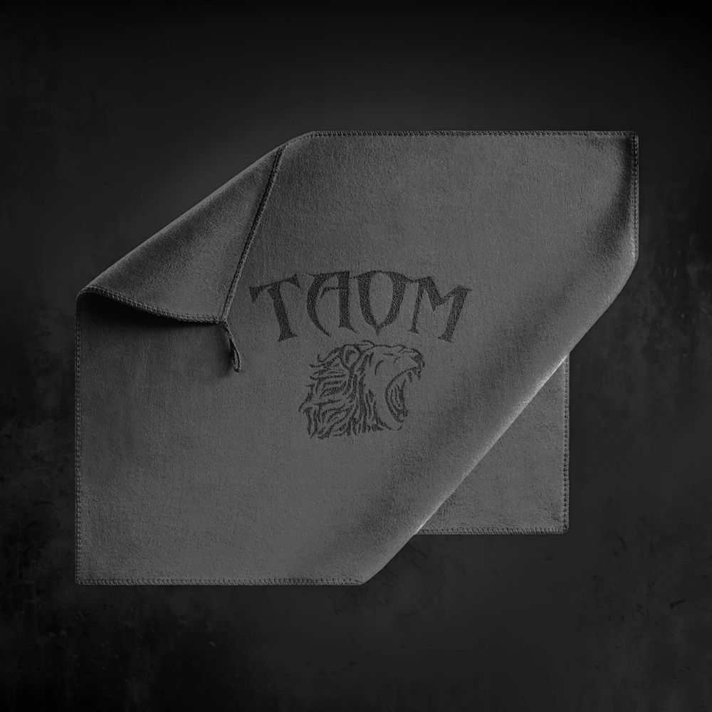TAOM BILLIARD MICROFIBRE TOWEL, Colour: BLACK