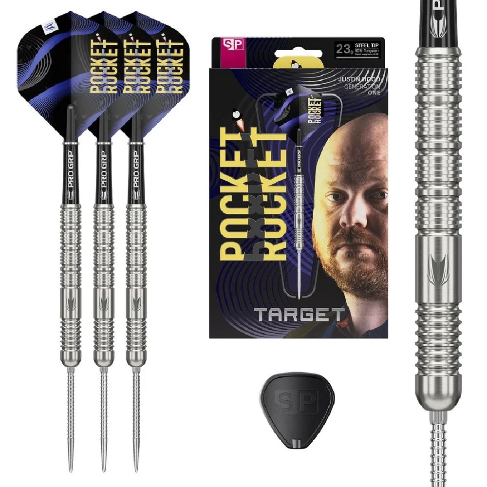 TARGET JUSTIN HOOD 90% TUNGSTEN  DARTS - 23GM