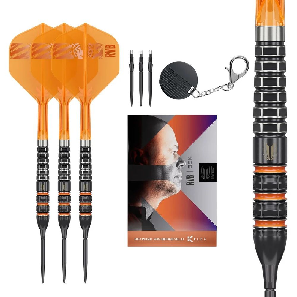 TARGET RAYMOND VAN BARNEVELD 95K TUNGSTEN DARTS - 21, 23, 25GM