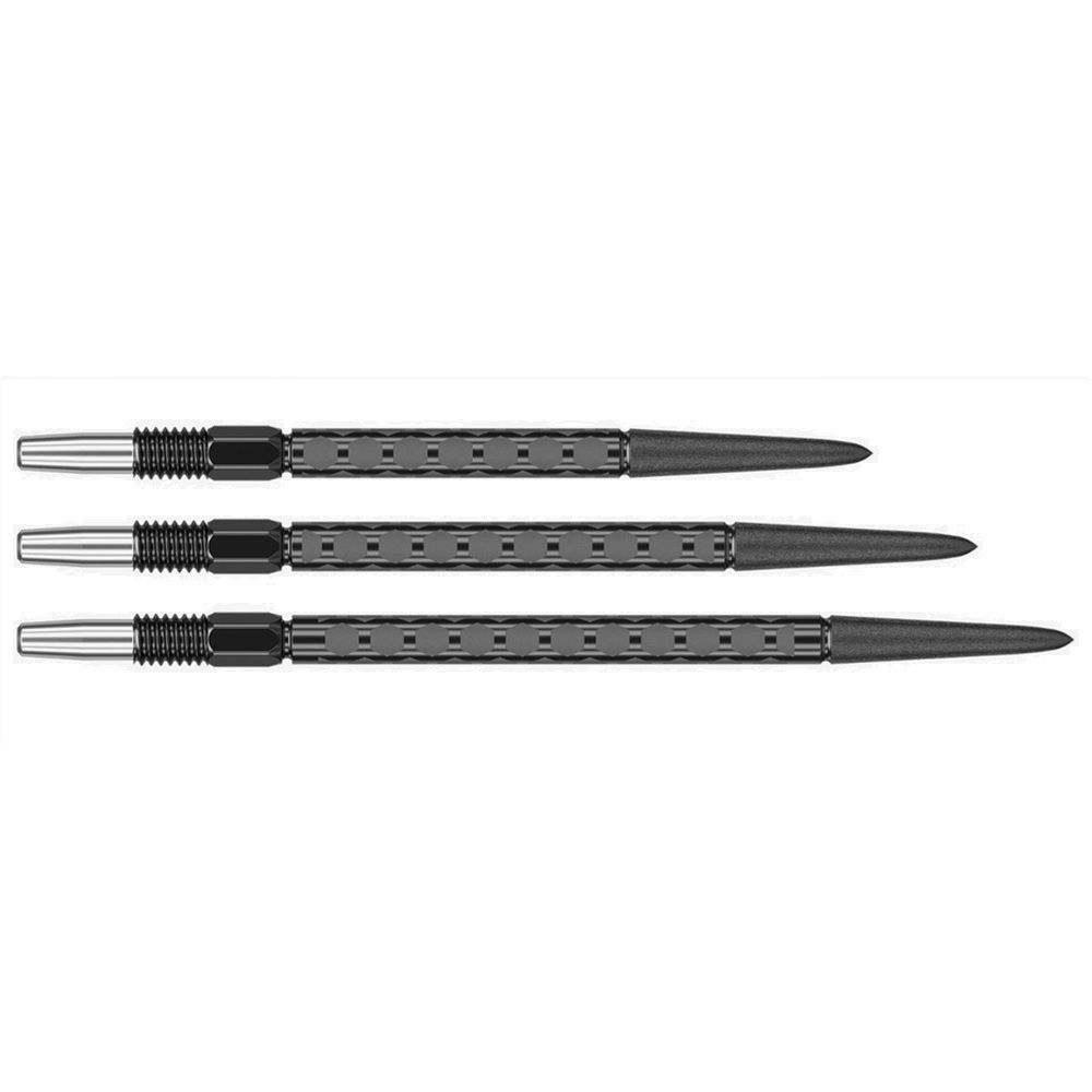 DART POINTS - TARGET SWISS FLT - 30, 35 &amp; 42MM, Colour: BLACK, LENGTH: 30MM