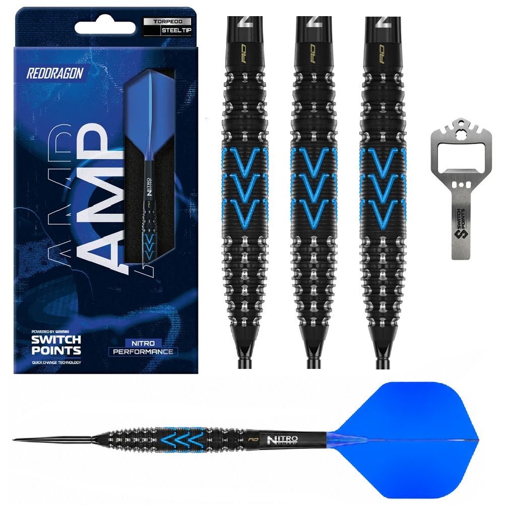 RED DRAGON AMP SWITCH POINT 90% TUNGSTEN DARTS - 24 &amp; 26GM